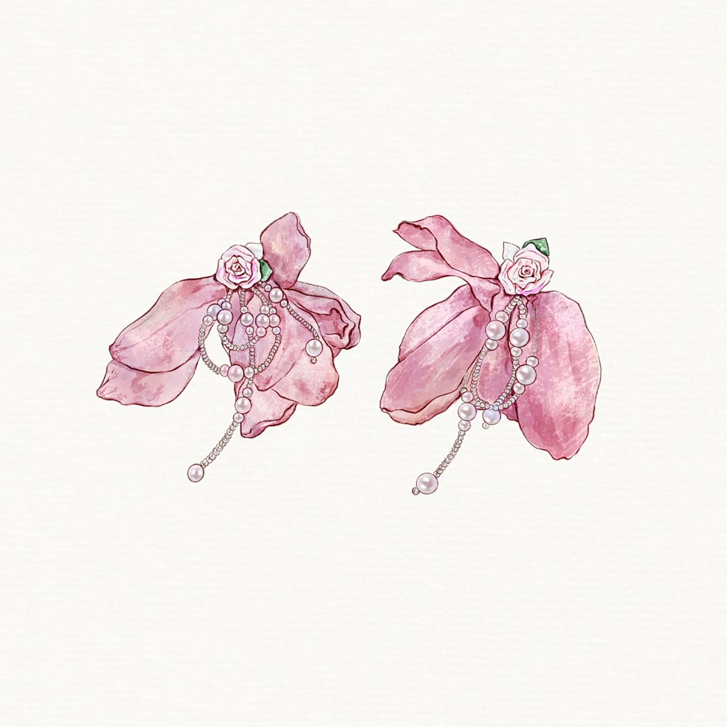 Blossom Pearl Stud Earrings