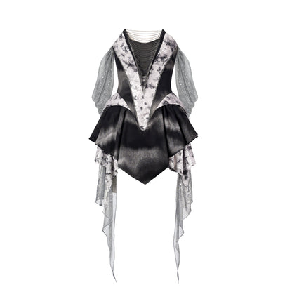 Futuristic Punk Hooded Dress