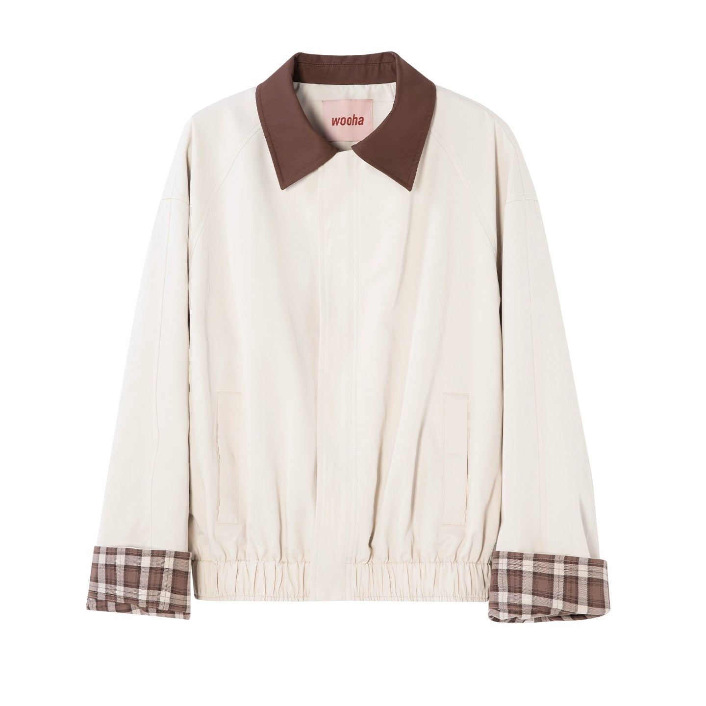 Retro Preppy Contrast Lapel Short Coat