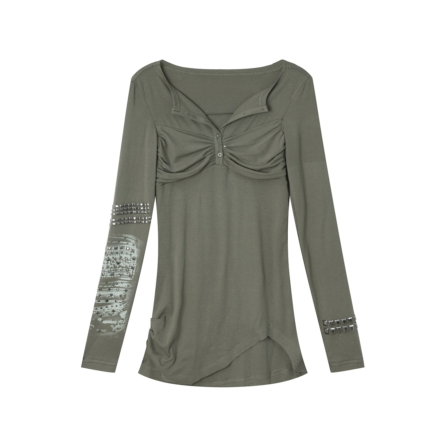 Diamond Loop Long Sleeve Top