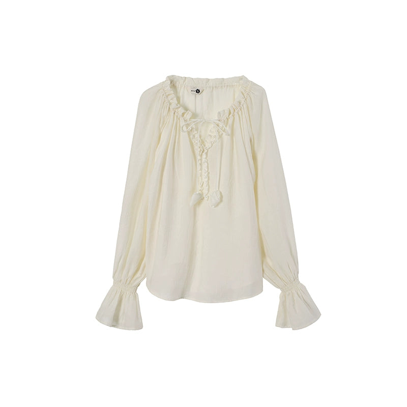 Square Streamer Printed Top