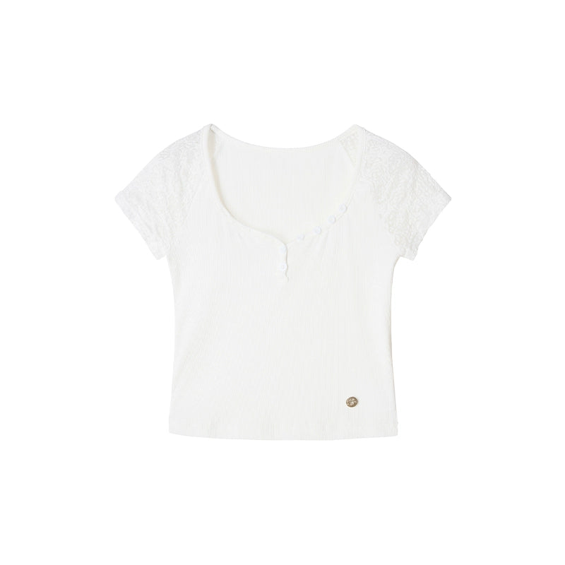 Lace Slim Tee