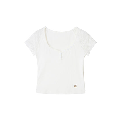 Lace Slim Tee