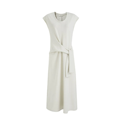 Summer Asymmetric Tie Dress