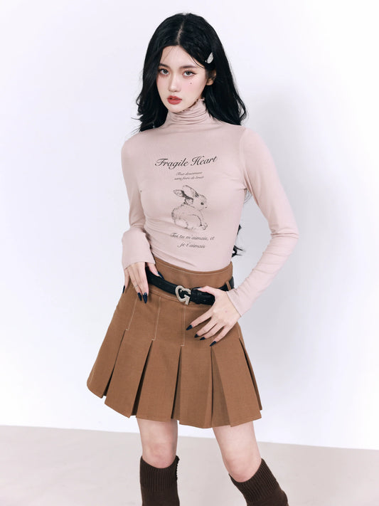 Long Sleeve Printed Slim T-Shirt