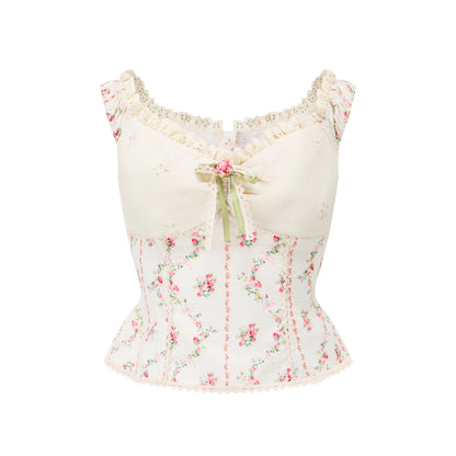 Slimming Floral Lace Top