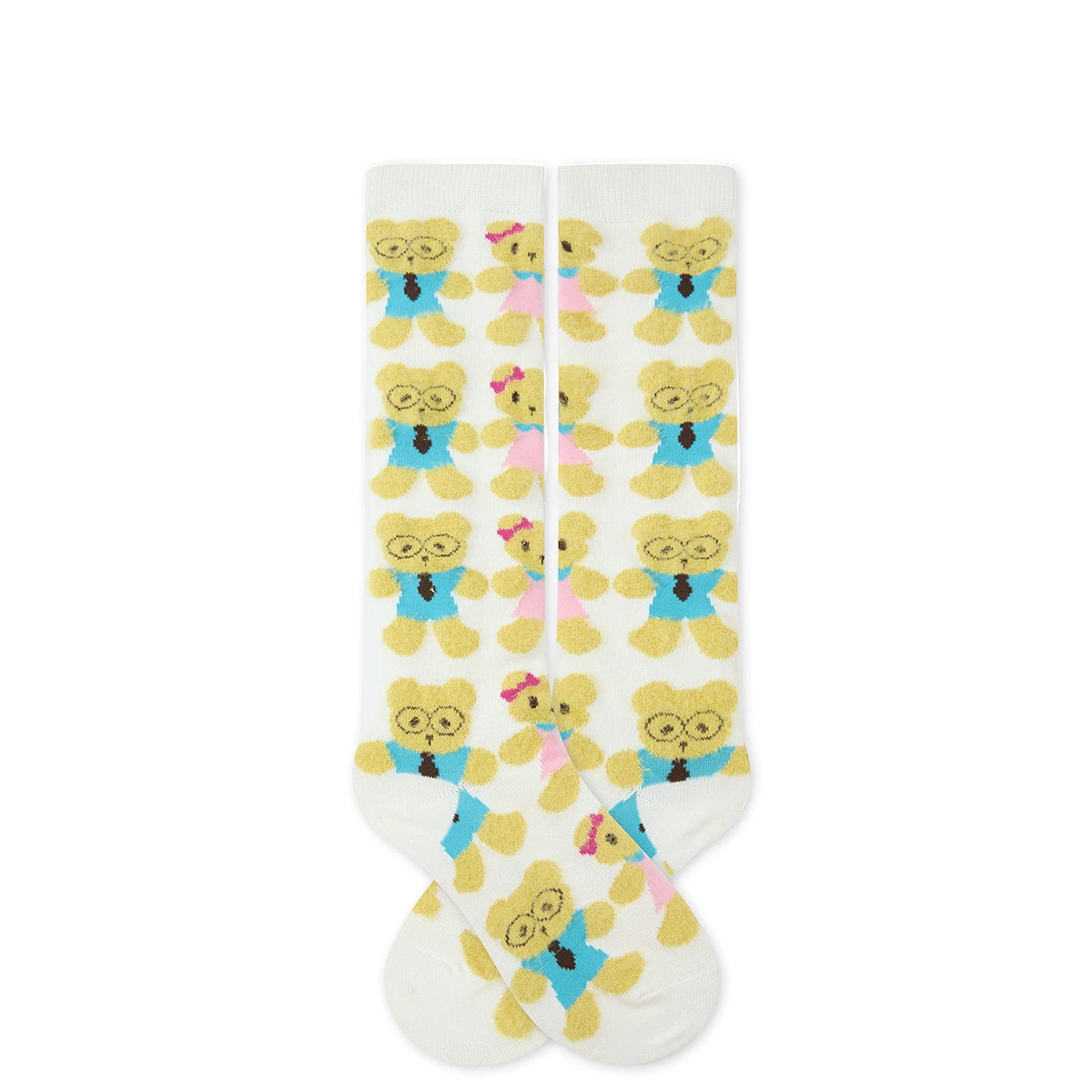 Bear Plush Knitted Socks