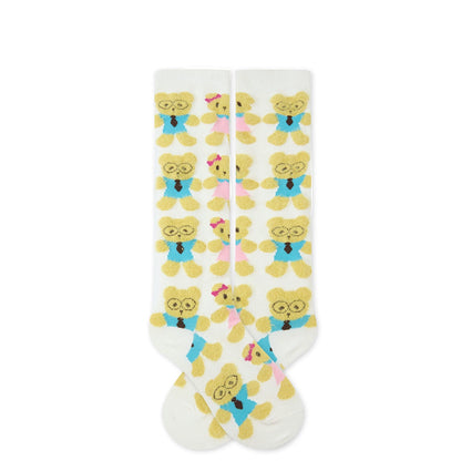 Bear Plush Knitted Socks