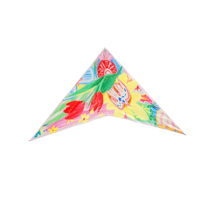Hand-Painted Birds Headband Scarf