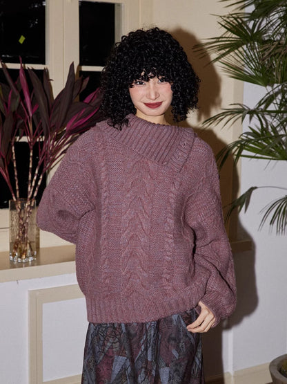 Loose wool sweater