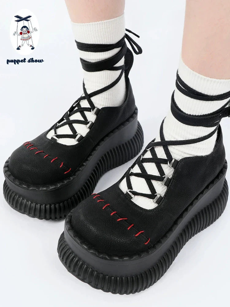 Mary Jane platform shoes