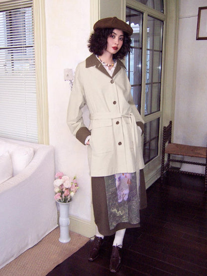 Loose casual coat