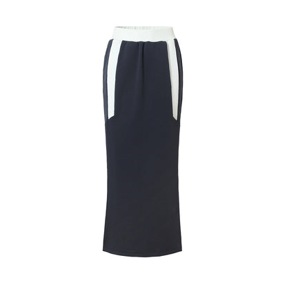 Blue & White Flare Skirt