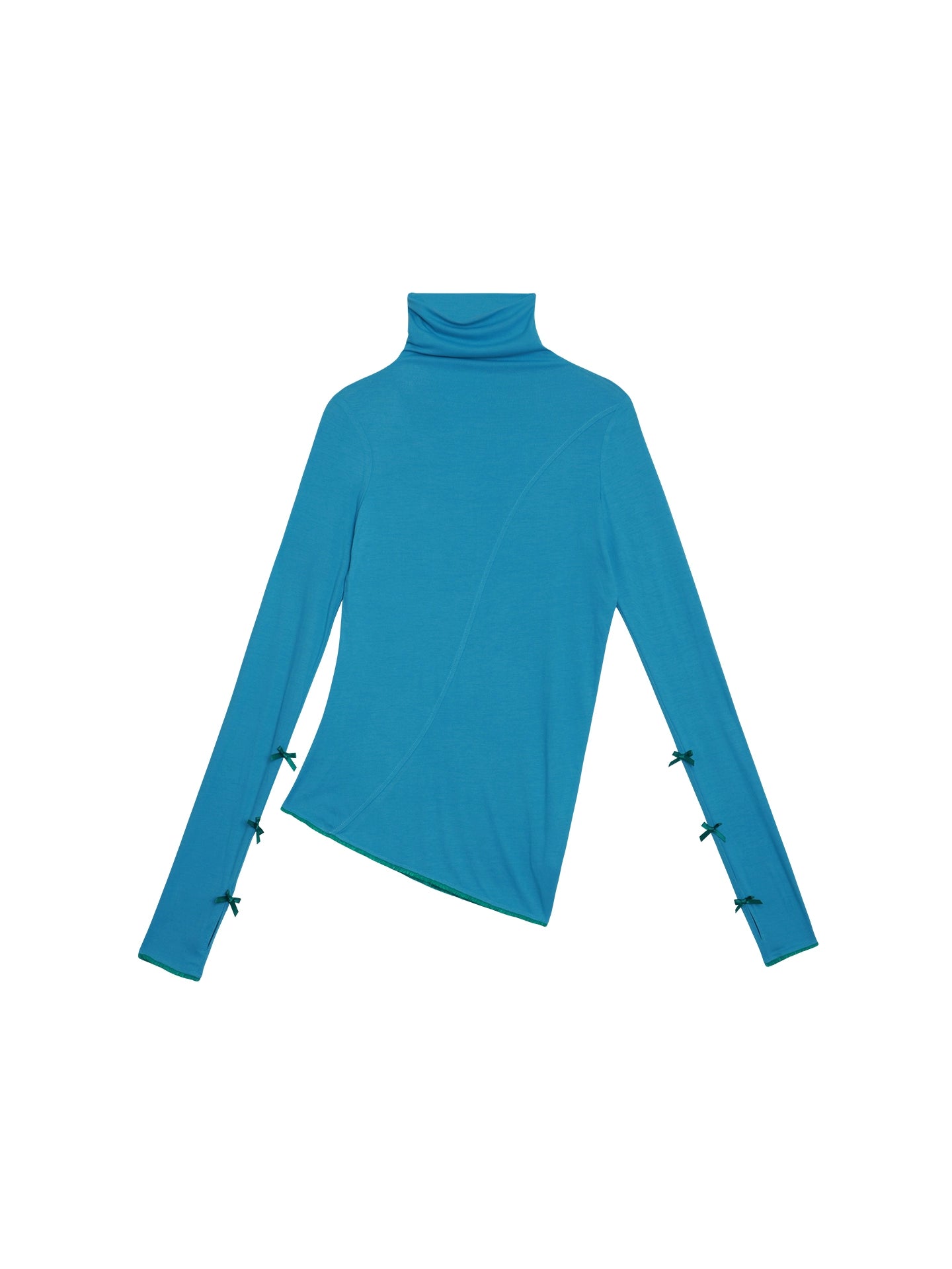 Autumn Solid Turtleneck Top