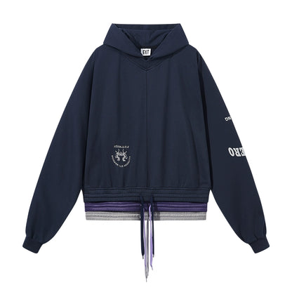 Layered Hooded Sweater Pants