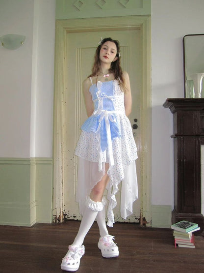 Angel suspender dress