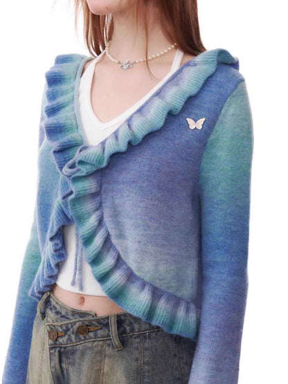 Gradient cardigan