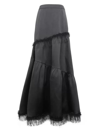 A-line irregular skirt