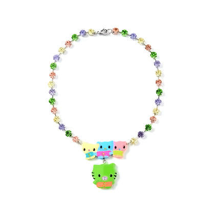 Acetate Rhinestone Jewelry Set-Up