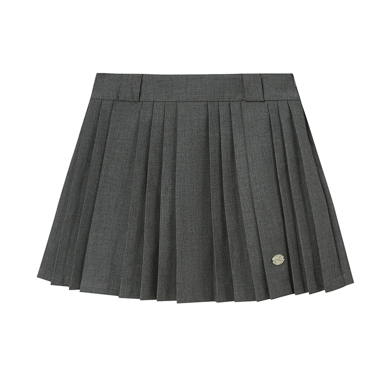 Three-Dimensional Pleated Skirt