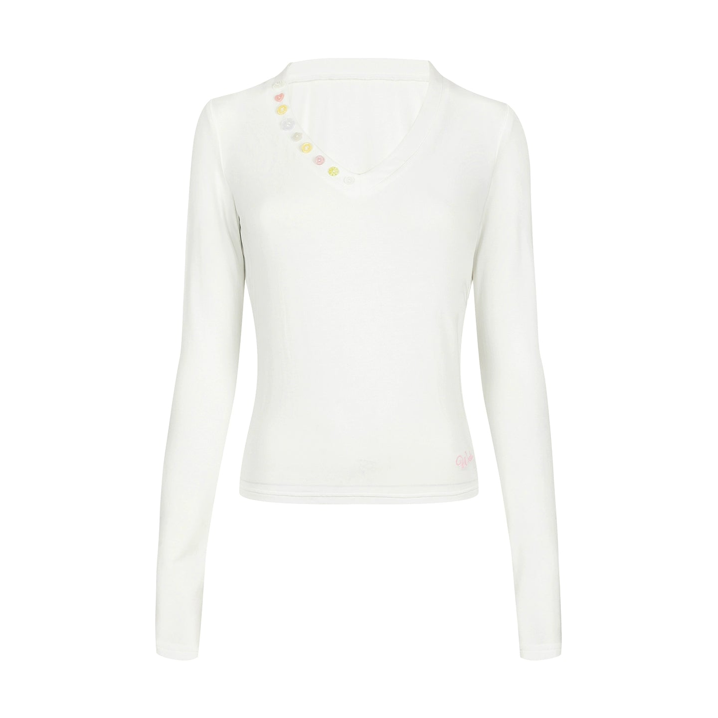 Winter V-Neck Long-Sleeved T-Shirt