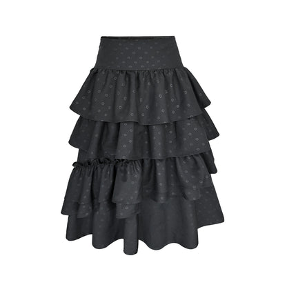 Vintage Flower Puffy Skirt