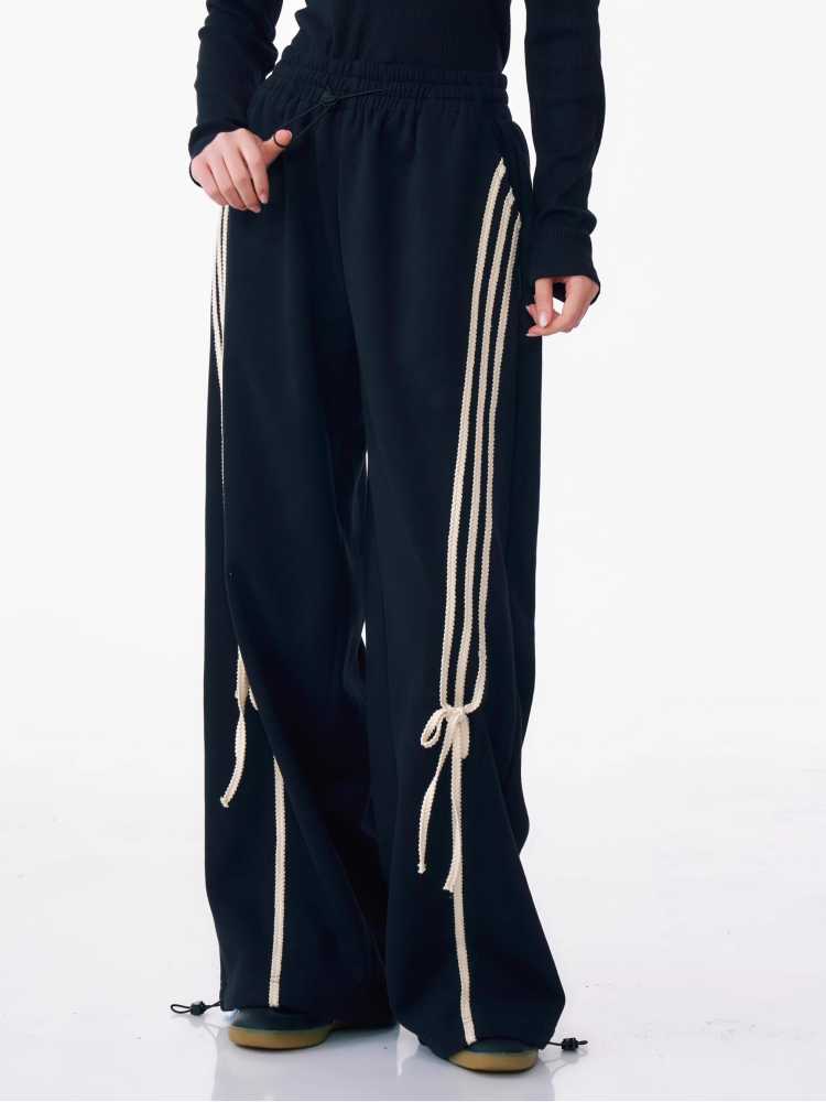 Straight wide leg casual sweatpants