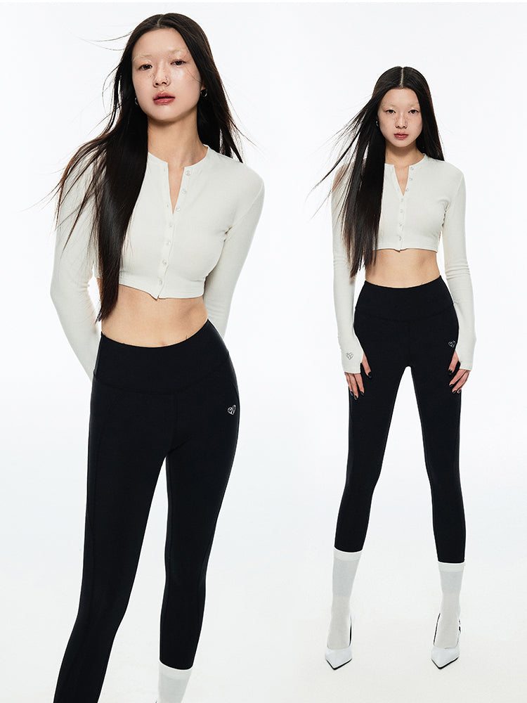 High waist cycling pants