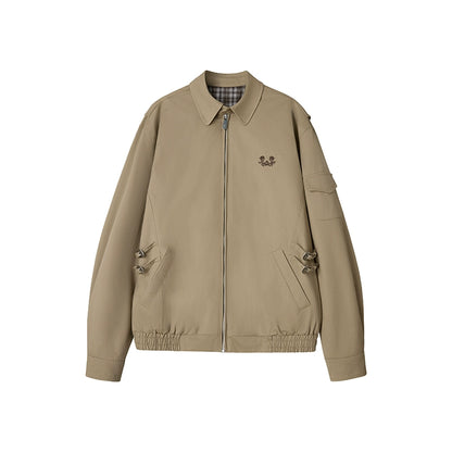 Rose Embroidery Loose Jacket