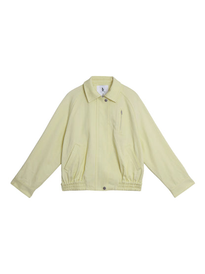 Solid Retro Short Casual Jacket