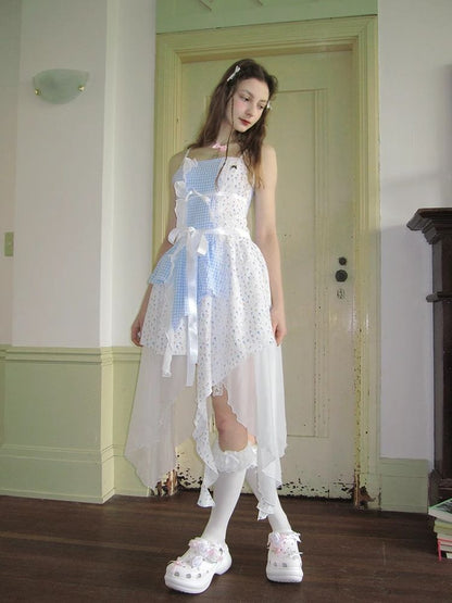 Angel suspender dress