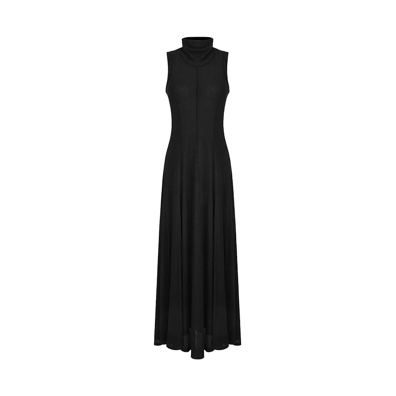Sleek Strapless Midi Dress