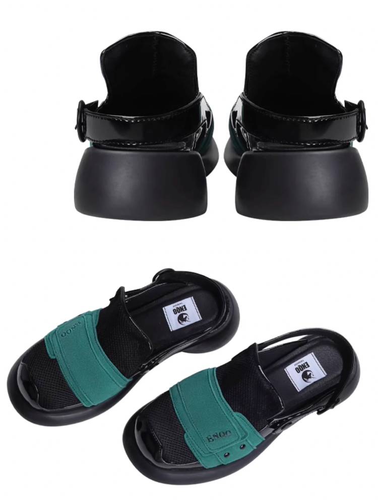 Buckle belt sandals