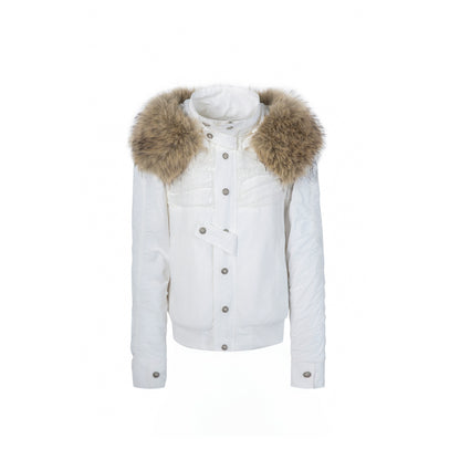 Eco-Fur Fleece Pie Collar Jacket