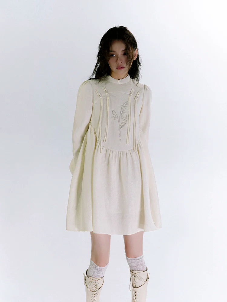 Original Innovative Cream Lily Dress