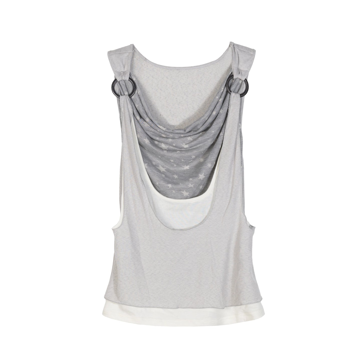 Asymmetrical Retro Sleeveless Vest