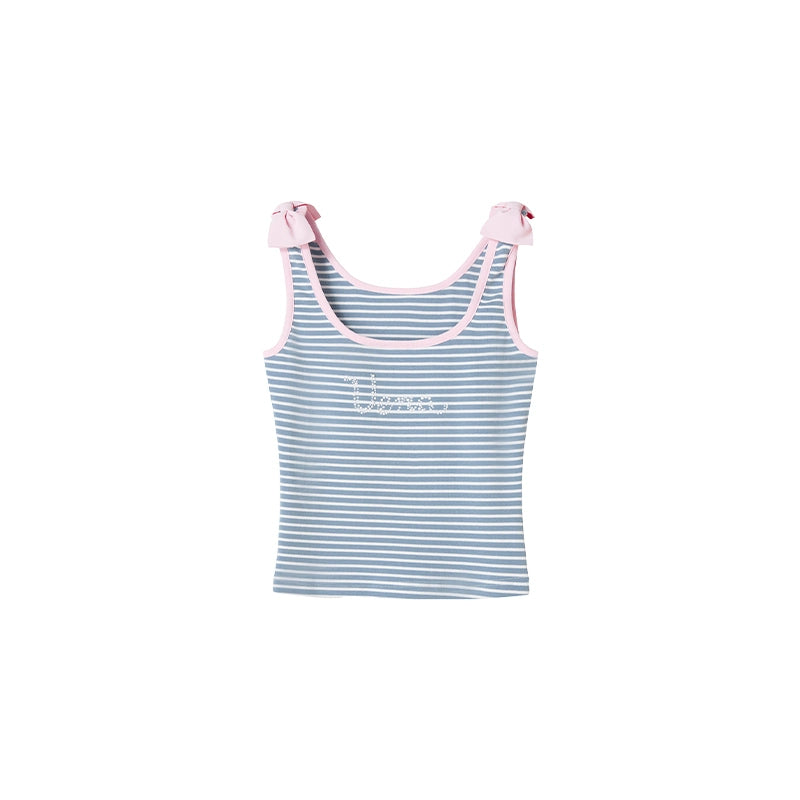 Rhinestone Striped Camisole