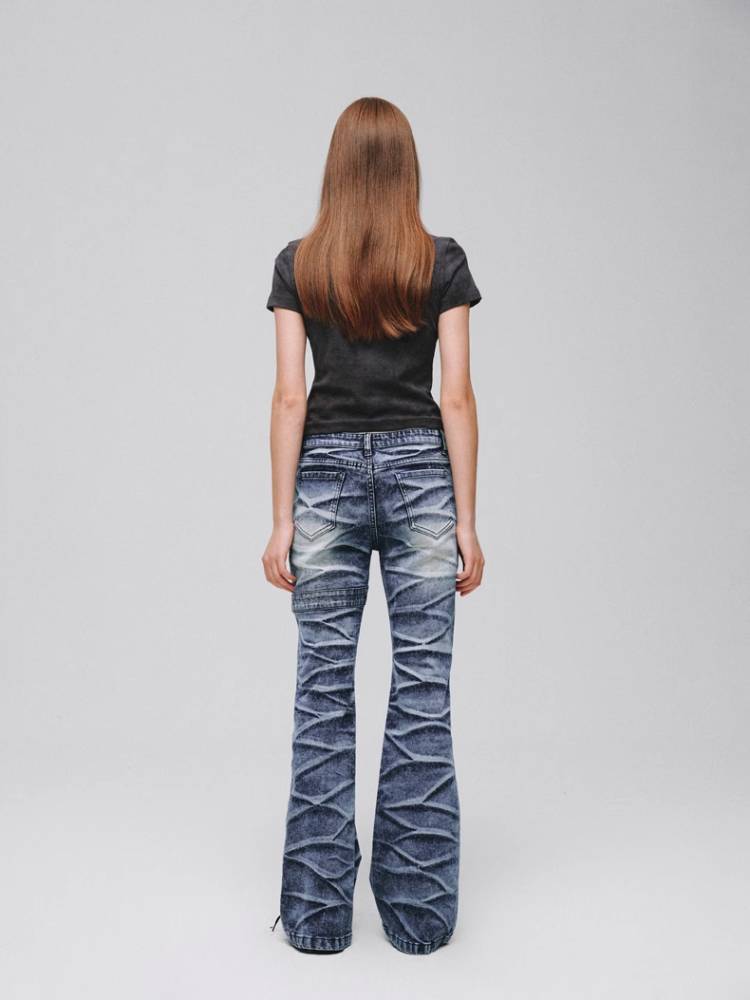 Stretch bootcut jeans