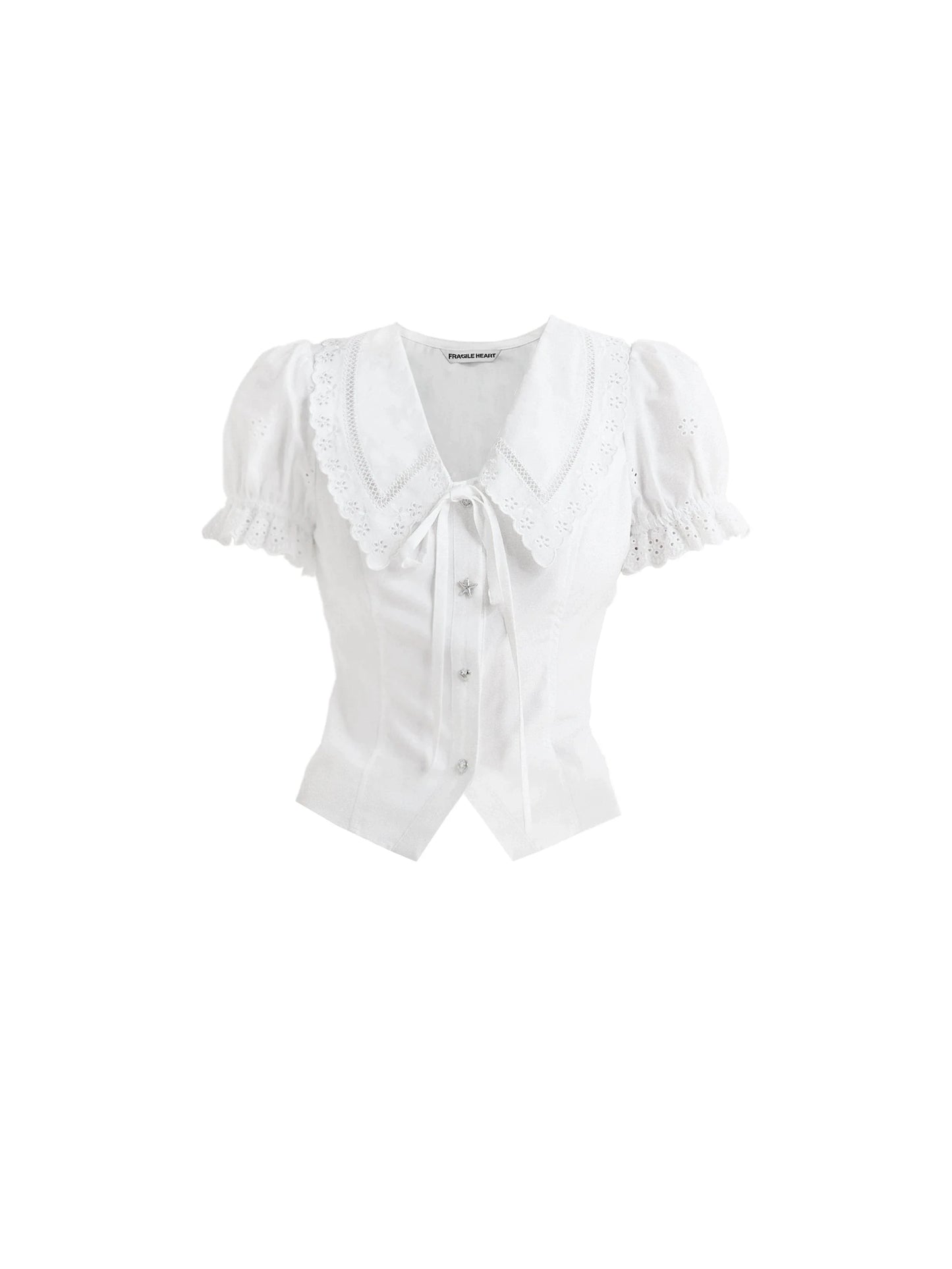 Constance Girls Puff Sleeve Shirt Set-Up