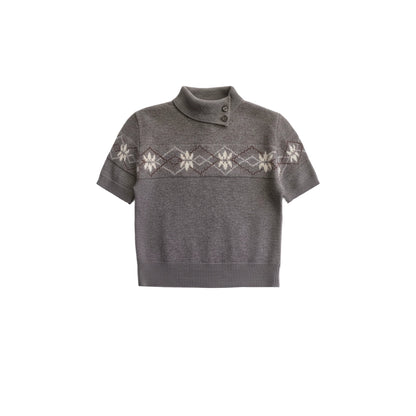 Vintage Fair Isle Knit Sweater