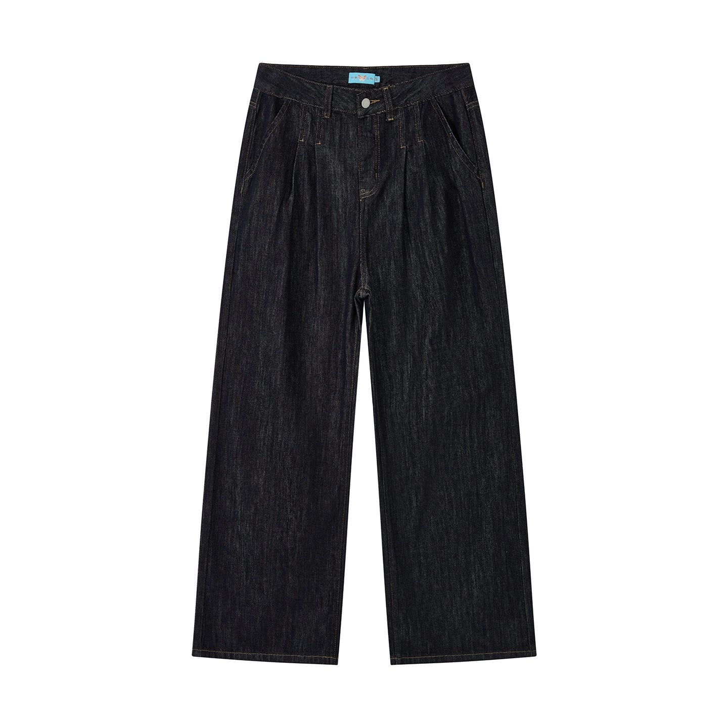 Lazy Breeze Wide-leg Denim Trousers