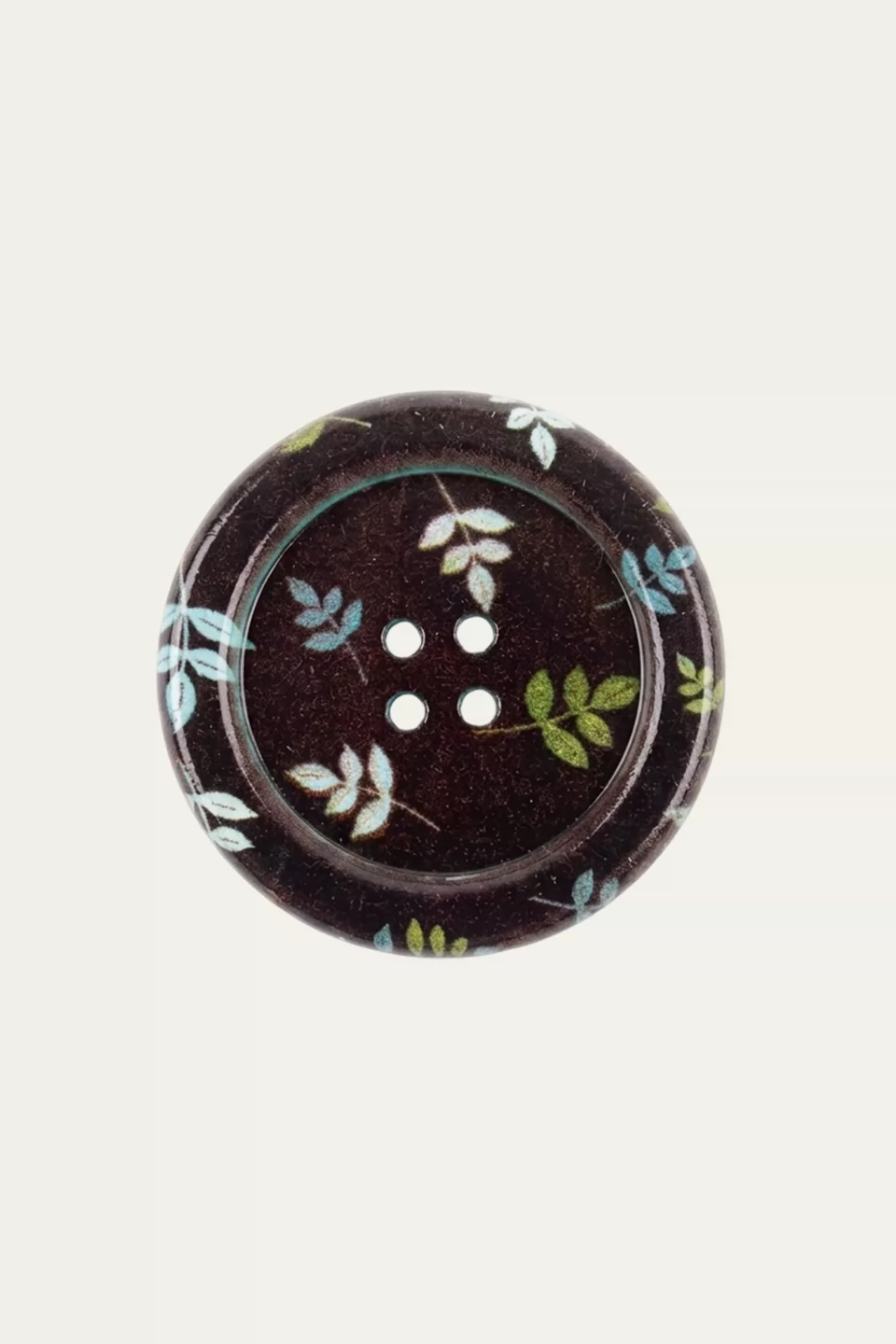 Plaid Polka Dot Button Hairpin