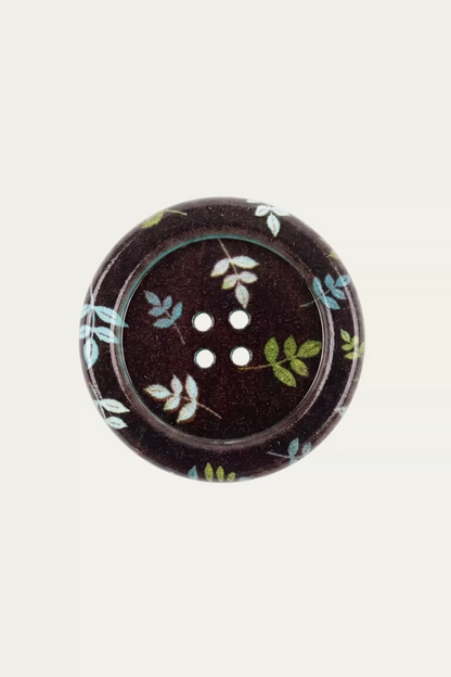 Plaid Polka Dot Button Hairpin