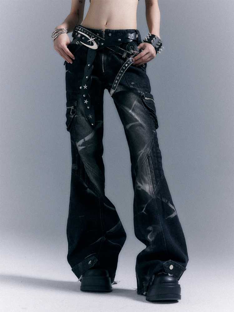 Low waist bootcut pants