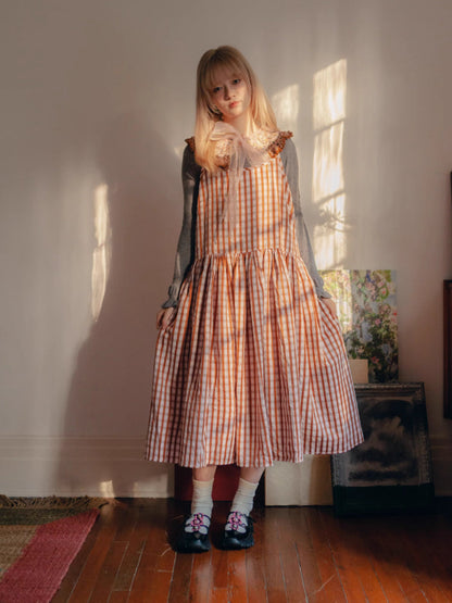 Pink camisole skirt