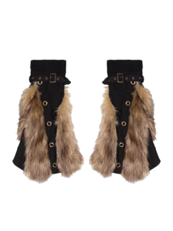 Street punk shorts + leg cover