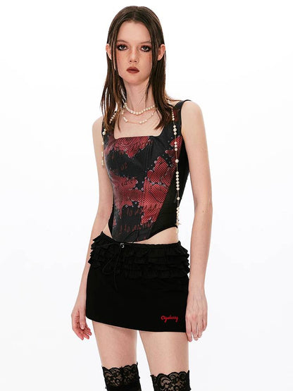 Mesh slim fit top