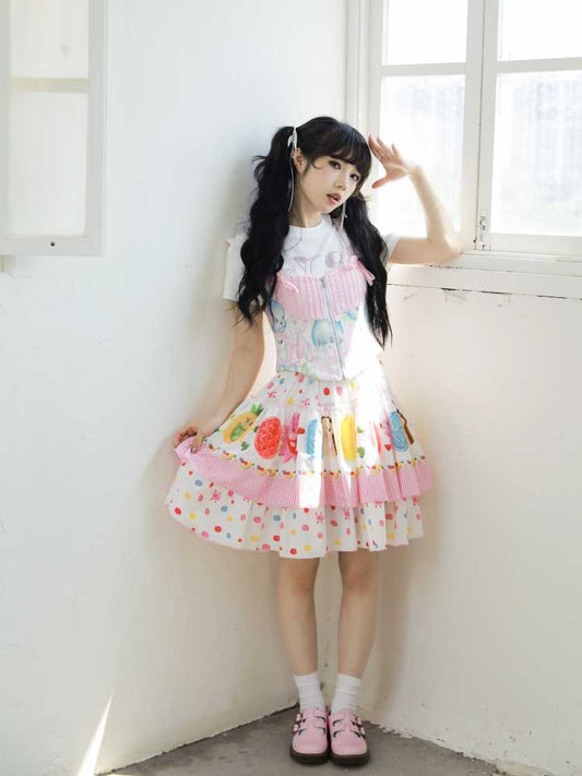 Colorful lolita skirt