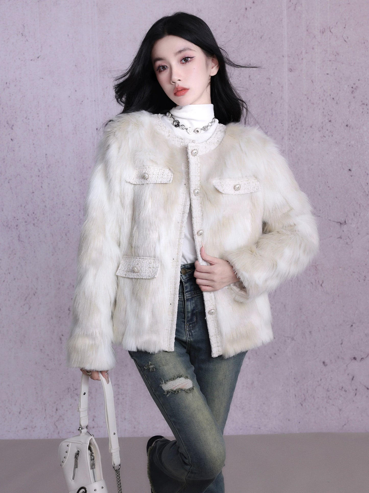 Fur Small Plush Jacket