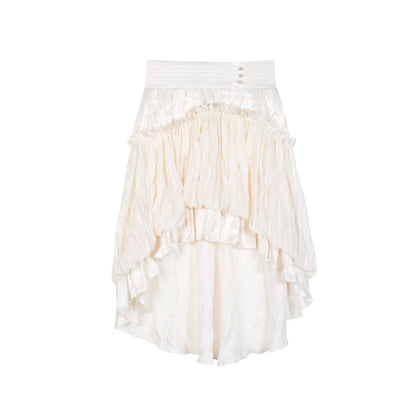 Asymmetrical Retro Tube Skirt